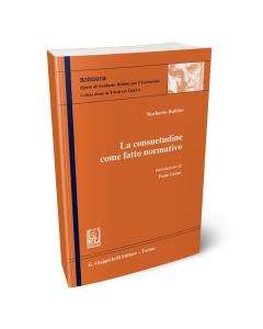 La consuetudine come fatto normativo.