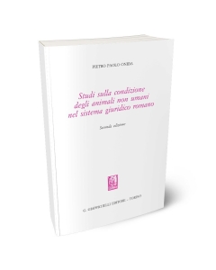 Studi sulla condizione degli animali non umani nel sistema giuridico romano