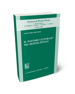 Il 'fattore culturale' nel sistema penale.