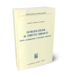 Introduzione al diritto ebraico. Fonti, matrimonio e divorzio, bioetica