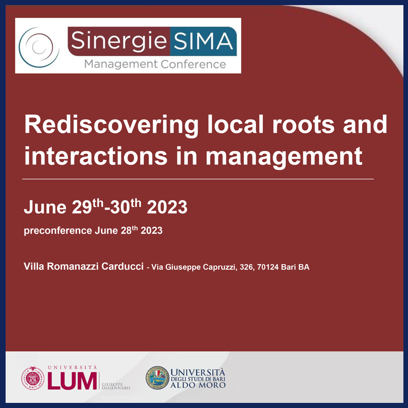 Rediscovering local roots and interactions in management